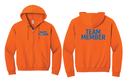 Team Member Perfect Blend  50/50 cotton/polyester  Zip Up